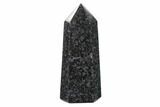 Polished, Indigo Gabbro Obelisk - Madagascar #136310-2